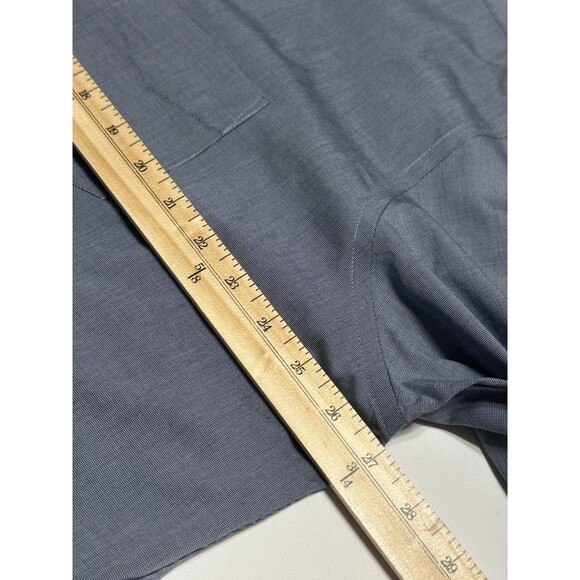 UNTUCKit Shirt Mens 2XL Blue Wrinkle Free Relaxed Fit Pio Cesare Button Down EUC - Picture 11 of 13